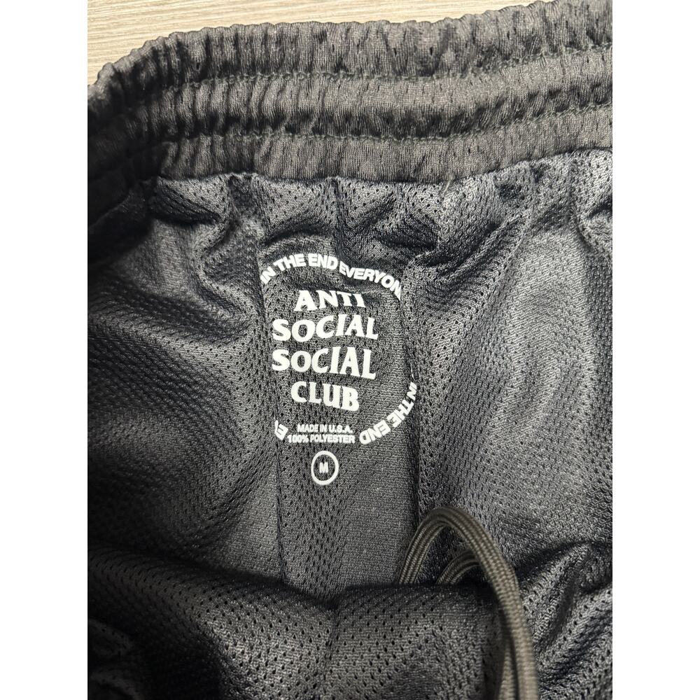 ASSC x Fragment Design Half Toe Logo Shorts Black Yellow M - Picture 4 of 7